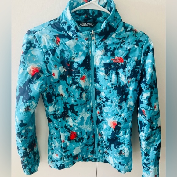 The North Face Womens Garner Triclimate Blue Snowflower Rain Jacket Size XS - Picture 1 of 10